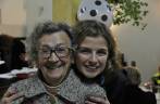 Com a madrinha tia Ilze, na festa de aniversário, em Curitiba, no Paraná
